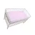 Mama Kiddies® Sofie Dreams napínací prostěradlo  – růžové, 120 × 60 cm