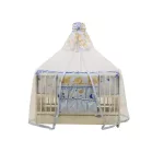 Mama Kiddies® Sofie Dreams kapsa na postýlku bledá barva, vzor medvídci - classic edition