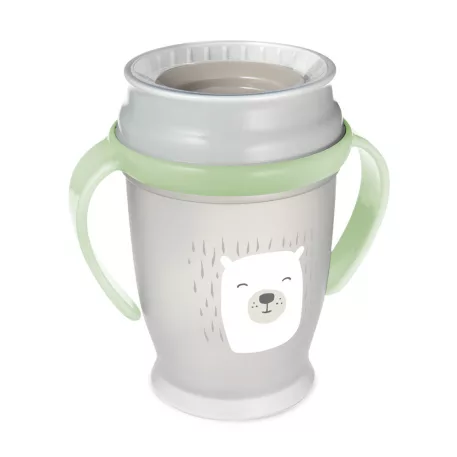 LOVI Hrneček 360° se svítícími úchyty BUDDY BEAR 250ml 9m+