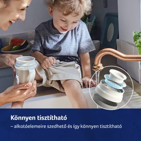 LOVI Hrneček 360° se svítícími úchyty BUDDY BEAR 250ml 9m+
