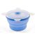 Nuvita skládací silikonový talíř 540ml – modrý