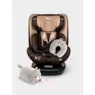ISOFIX Mama Kiddies® iSize Capry bezpečnostní autosedačka otočná o 360° (40–150 cm) v béžové/hnědé barvě + Dárek