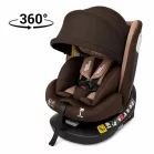 ISOFIX Mama Kiddies® iSize Capry bezpečnostní autosedačka otočná o 360° (40–150 cm) v béžové/hnědé barvě + Dárek