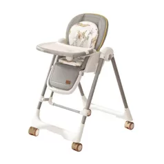   Mama Kiddies® Baby Siesta 4v1 multifunkční jídelní židlička v šedé barvě