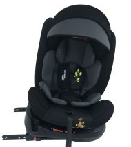   Mama Kiddies Rolling Safari bezpečnostní autosedačka s ISOFIX systémem, s otáčením do 360 ° (0-36 kg), vzor Lev + dárky 
