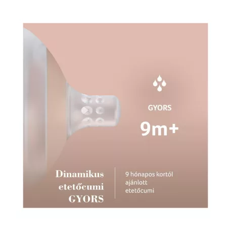 LOVI Mammafeel dynamická savička 9m+ FAST – rychlý průtok, 1 ks
