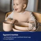 LOVI jídelní sada s otevřeným hrnečkem, 3 ks – Pistachio