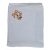 Malý vyšívaný ručník s liškou pro děti 80 × 80 cm bílý