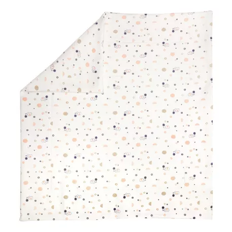 Dětská žakárová deka tlustá dvoustěnná hladká 80*90 cm - chlapec
