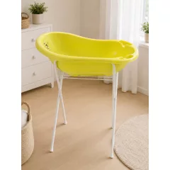   Stojan na dětskou vaničku s držákem na ručník (pro anatomické vaničky o délce 100 cm)