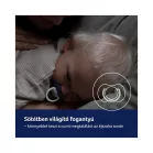 LOVI NIGHT&DAY dynamický silikonový dudlík 3–6 měsíců, 2 ks – pro holčičky