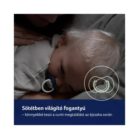 LOVI NIGHT&DAY dynamický silikonový dudlík 3–6 měsíců, 2 ks – pro holčičky