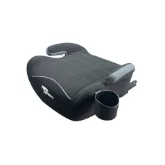   Mama Kiddies® Smart i-Size ISOFIX podsedák do auta 125–150 cm – černý + držák na nápoj jako dárek