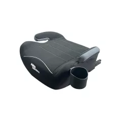   Mama Kiddies® Smart i-Size ISOFIX podsedák do auta 125–150 cm – černý + držák na nápoj jako dárek