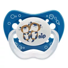  NIP Life silikonový dudlík 0–6 měsíců, 2 ks – pro chlapce