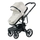 Kočárek Mama Kiddies Icon v béžové barvě se sportovní sedačkou a nánožníkem.