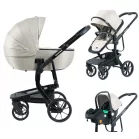 Mama Kiddies® Icon 3 v 1 multifunkční kočárek s příslušenstvím v béžové barvě + Dárek