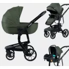 Mama Kiddies® Icon 3v1 multifunkční kočárek s příslušenstvím – zelený + dárek