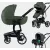 Mama Kiddies® Icon 3v1 multifunkční kočárek s příslušenstvím – zelený + dárek