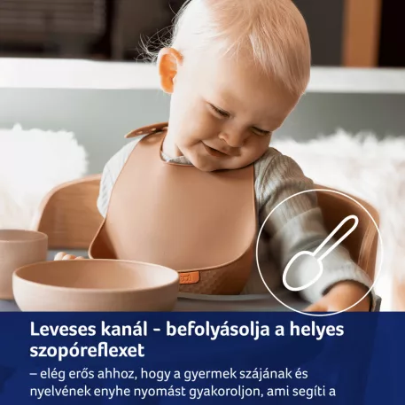 LOVI sada první krmící a polévkové lžíce 6m+, 2 ks – Nude