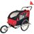 2 místný vozík za kolo v červeno-černé barvě
