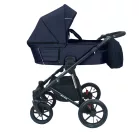 Kočárek Mama Kiddies Gino v modré barvě s korbičkou.