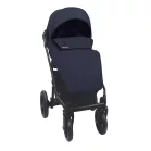 Kočárek Mama Kiddies Gino v modré barvě s nánožníkem.