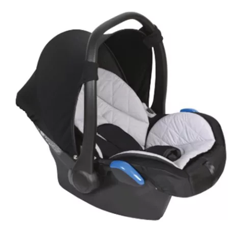 Kočárek Mama Kiddies Gino v modré barvě s autosedačkou (vajíčkem).