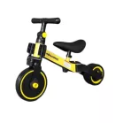 Mama Kiddies® Ethan MultiTrike 2v1 – dětská tříkolka a odrážedlo v jednom- žlutá