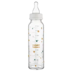 Canpol babies Lahev skleněná s úzkým hrdlem 240ml