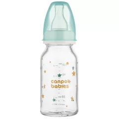 Canpol babies Lahev skleněná s úzkým hrdlem 120ml