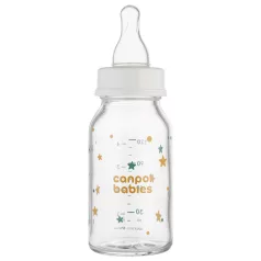 Canpol babies Lahev skleněná s úzkým hrdlem 120ml