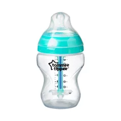   Tommee Tippee kojenecká láhev Anti-Colic 260 ml, tyrkysová