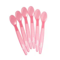 TOMMEE TIPPEE Lžičky 6 ks Basic - růžová