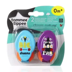   Tommee Tippee řetízek na dudlík 2 ks – modrý, fialový – Big Dreams