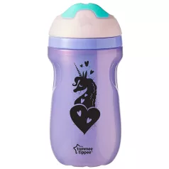   Tommee Tippee Insulated Sipper termohrnek s pítkem 260 ml, 12m+ – pro chlapce