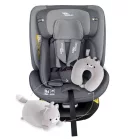 ISOFIX 360° otočná autosedačka Mama Kiddies® iSize Capry (40–150 cm) v šedé barvě + dárek
