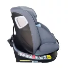 ISOFIX 360° otočná autosedačka Mama Kiddies® iSize Capry (40–150 cm) v šedé barvě + dárek