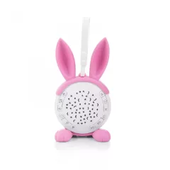 Uspávadlo Chipolino Portable Lullaby Bunny - růžový