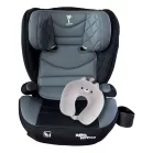 Mama Kiddies® i-Fix Corsica dětská autosedačka (100–150 cm) ve světle šedé barvě + dárek