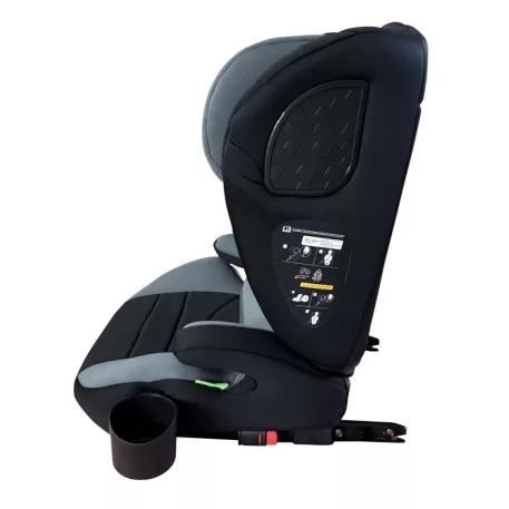 Mama Kiddies® i-Fix Corsica dětská autosedačka (100–150 cm) ve světle šedé barvě + dárek