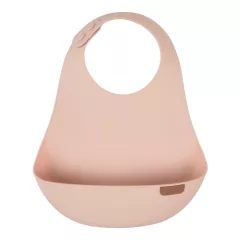 LOVI silikonový bryndák s kapsou Nude, 6m+