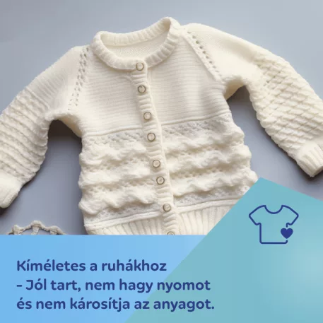 Canpol Babies MOUNTAINS pásek s klipem na dudlík – žlutý
