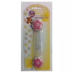   Baby Bruin víceúčelová bezpečnostní pojistka 7" – růžová