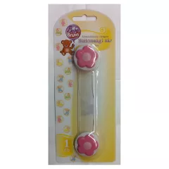   Baby Bruin víceúčelová bezpečnostní pojistka 7" – růžová