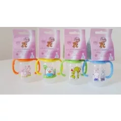   Baby Bruin kojenecká láhev bez BPA s ouškem, 125 ml + Dárek - zelená