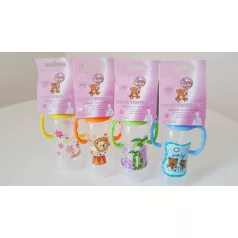   Baby Bruin kojenecká láhev PP s ouškem, 240 ml + Dárek - modrá