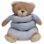 Plyšový prsten Baby Bruin medvěd 17 cm - modrá