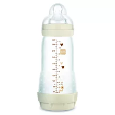 MAM Anti Colic kojenecká láhev 320 ml – béžová