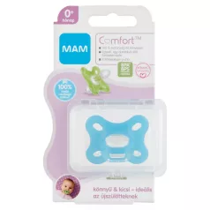   MAM Comfort měkký silikonový dudlík 0+ měsíců – pro chlapce